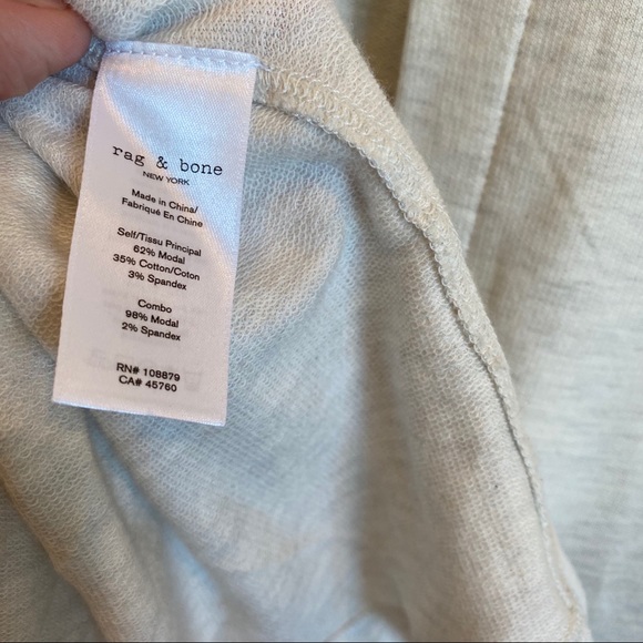 RAG & BONE Reily Split Back Long Sleeve Top - Picture 10 of 13